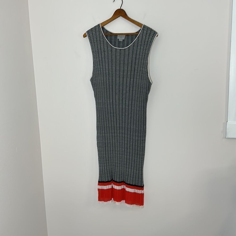 GREY by Jason Wu Chevron Knit Dress size L - Picture 9 of 14